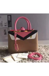 Fendi Petite 2jours Bag Bugs Brown FB1756 VS03145