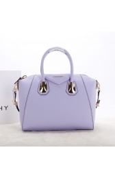 Givenchy Antigona Satchel Bag Violet Smooth Calfskin Leather G6985 VS09200