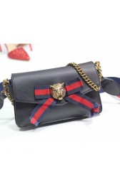 Gucci Broadway Leather Clutch Black 453777 VS02003