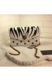 Gucci Broadway Leather Clutch White 443645 VS07131