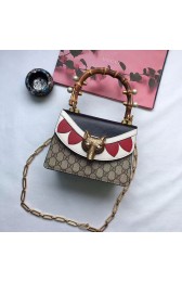Gucci Broche GG Supreme Mini Bag 466428 VS04409