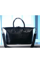 Gucci Carry-on Duffle Bag Calfskin 325791 Black VS00335