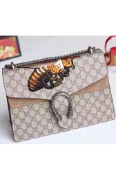 Gucci Dionysus GG Supreme Bee Embroidered Bag 400235 VS01046