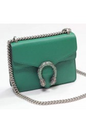 Gucci Dionysus Leather Mini Bag Green 421970 VS01253