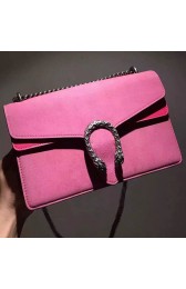 Gucci Dionysus Suede Shoulder Bag Pink 403348 VS00063