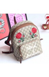 Gucci Embroidered GG Supreme Backpack 427042 VS04239