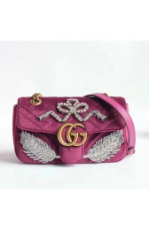 Gucci GG Marmont Embroidered Velvet Mini Bag 446744 VS09102