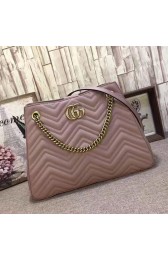 Gucci GG Marmont Matelasse Shoulder Bag Nude 453569 VS07694