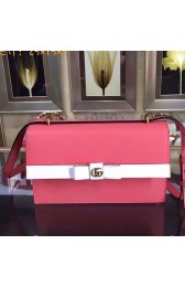 Gucci Japan Limited Leather Shoulder Bag 432680 Pink VS01919