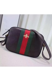 Gucci Leather Shoulder Bag 412008 Brown VS09654