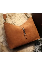 Gucci New Jackie Shoulder Bag Suede Leather 246907 Apricot VS07705