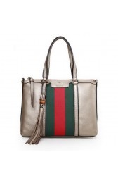 Gucci Rania Original Leather Top Handle Bag 353114 Light Gold VS02189