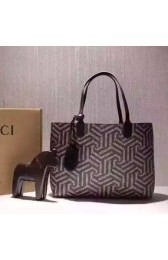 Gucci Reversible GG Caleido leather Tote Bag 368568 Black VS04329