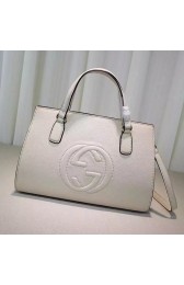 Gucci Soho Leather Top Handle Bag Off-white 431571 VS03838
