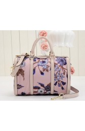 Gucci Vintage Camouflage Leather Boston Bag 247205 Pink VS07754
