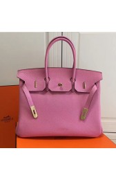 Hermes Birkin 35 Tote Bag in Pink Togo Leather Gold Hardware HBK3501 VS06983