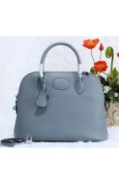 Hermes Bolide 31CM Calfskin Leather Tote Bag H509083 SkyBlue VS06585
