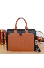 Hermes Briefcase Original Calf Leather H3005 Black VS04138