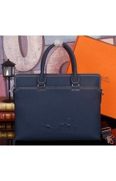Hermes Briefcase Original Calf Leather HM98291 Royal VS08699