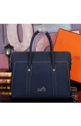 Hermes Briefcase Original Calf Leather HM98321 Royal VS04029
