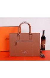 Hermes Briefcase Original Grainy Leather H28081 Wheat VS00159