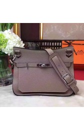 Hermes Jypsiere 28CM Bag Grey Taurillon Clemence Leather H0628 VS08957
