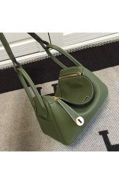 Hermes Lindy 26 Bag Green Togo Calfskin Leather HLD2630 VS02907