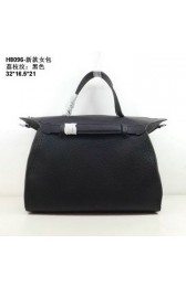 Hermes Oxer Top Handle Messenger Bag H8096 Black VS00430