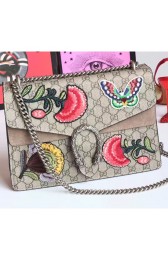 High Quality Gucci Dionysus Embroidered Butterfly Shoulder Bag 403348 VS07995