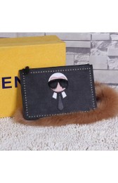 High Quality Imitation Fendi KARLITO Clutch Original Leather FD8113 Black VS05941