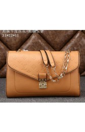High Quality Louis Vuitton Monogram Empreinte ST GERMAIN MM Bag M48933 Apricot VS05264