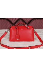 High Quality Replica Fendi BY THE WAY Bag Calfskin Leather F2350 Red VS03879