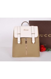 Imitation AAA Gucci Canvas BackPack 350880 Apricot VS07043