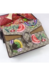 Imitation AAA Gucci Dionysus GG Supreme Canvas Shoulder Bag Butterfly and Flowers 403348 VS03100