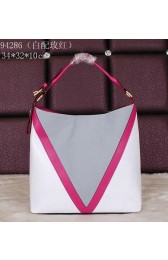 Imitation AAAAA Louis Vuitton Cruise 2015 Bag Calfskin Leather M94286 Rose VS09147
