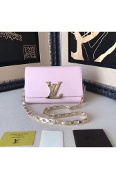 Imitation Best Louis Vuitton Smooth Calfskin Chain Louise GM Pink M94335 VS04317
