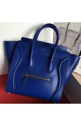 Imitation Celine Micro Luggage Original Leather Blue CL180920 VS01439