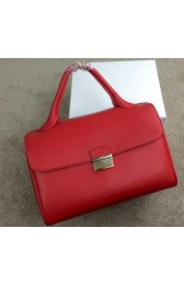 Imitation Celine Top Handle Bag Original Leather C20135L Red VS03540
