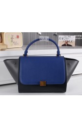 Imitation Fashion Celine Trapeze Bag Ferrari Leather CL6608 Royal&Blue&Grey VS00746