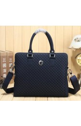 Imitation Gucci Guccissima Leather Business Briefcase G2381 Blue VS06581