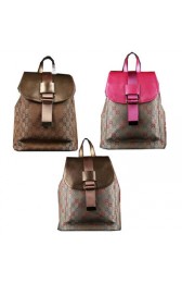 Imitation Gucci Multicolour Canvas Flap Backpack 352016 VS08722