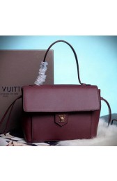 Imitation Louis Vuitton Cruise 2015 Lockme PM Tote Bag M54011 Wine VS03005