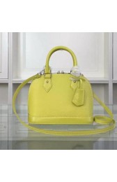 Imitation Louis Vuitton Epi Leather ALMA BB Bag M40862 Lemon VS09764