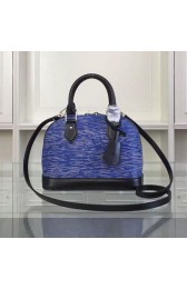 Imitation Louis Vuitton Epi Leather ALMA BB Bag M40862 Royal&Black VS01225