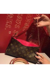 Imitation Louis Vuitton Monogram Canvas Pallas Clutch Bag M41638 Red VS05517