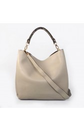 Imitation Louis Vuitton Original Leather Bagatelle MM M94998 White VS02309