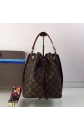 Imitation Luxury Louis Vuitton Monogram Canvas Bucket Bag Noir M43559 VS04908
