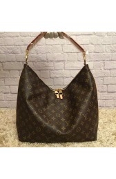 Imitation Luxury Louis Vuitton Monogram Canvas Sully Hobo Bag MM M40587 VS07827