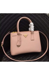 Imitation Prada Saffiano leather Tote Bag Light Pink 1BA863 VS02063