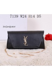 Imitation Saint Laurent Small Betty Bag Calf Leather Y7139 Black VS00462
